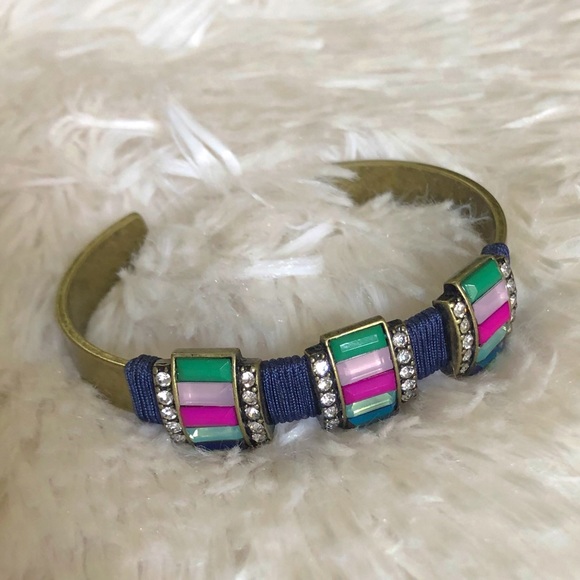 STELLA & DOT Moxie Gem Cuff Bracelet - Picture 1 of 3